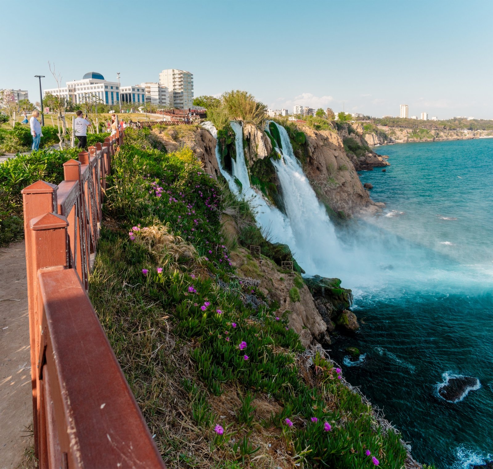 Duden Waterfalls Antalya scenic destination often visited during dental holiday treatment trips in Turkey